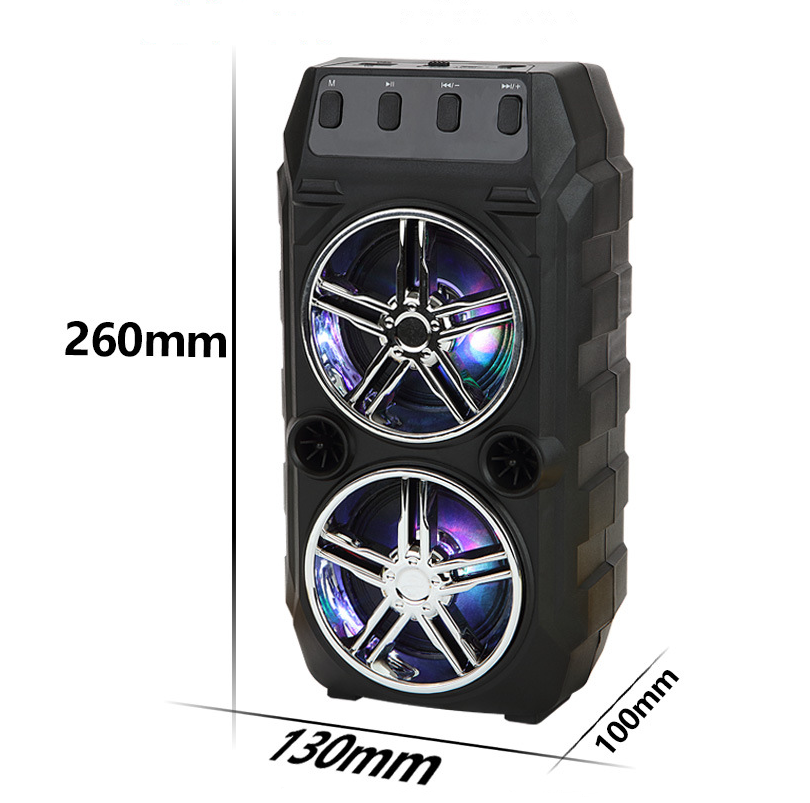 Wireless Bluetooth Speaker Dual Speakers Outdoor Portable Loud Speaker - Hiccupzz