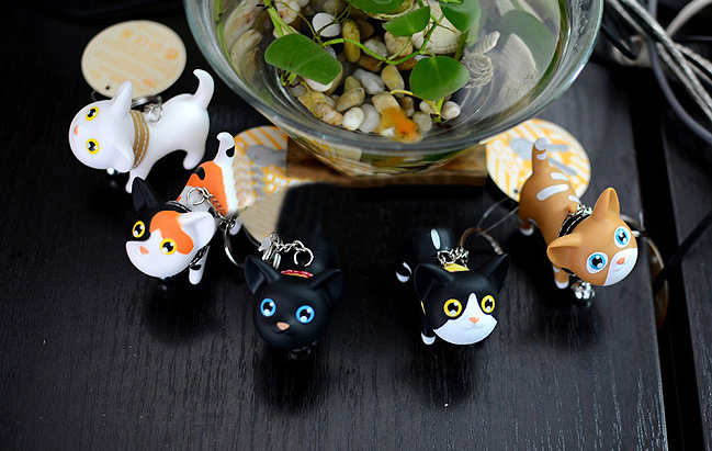 Key Ring Kate Cat Key Ring Couple Key Chain Kitten Key Ring Cat Key Ring - Hiccupzz