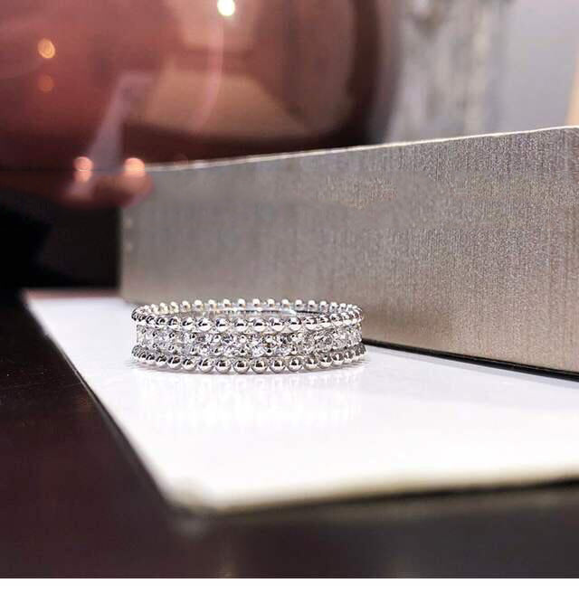 Square diamond zircon ring couple ring - Hiccupzz