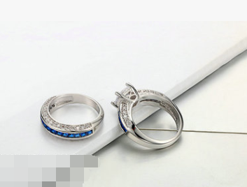 Fashion personality square zircon women's ring ring Platinum plated ring - Hiccupzz