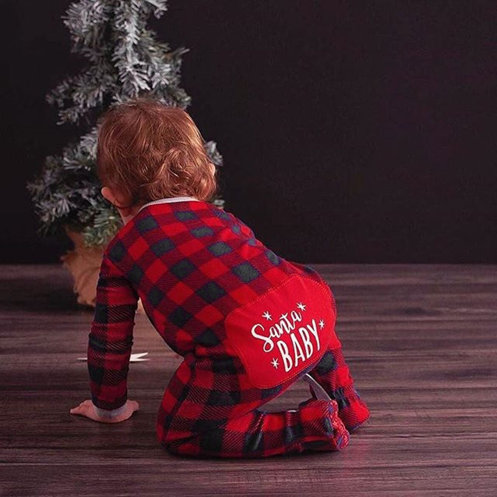 Infant Baby Boys Girls Christmas Santa XMAS clothe - Hiccupzz