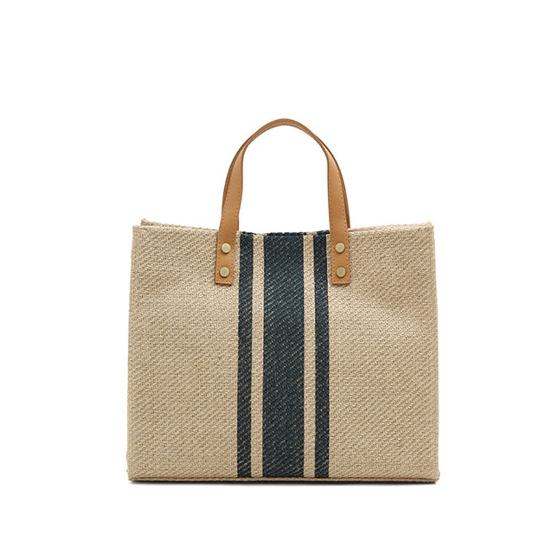 Women's Portable Briefcase Canvas Large Capacity Bag - Hiccupzz