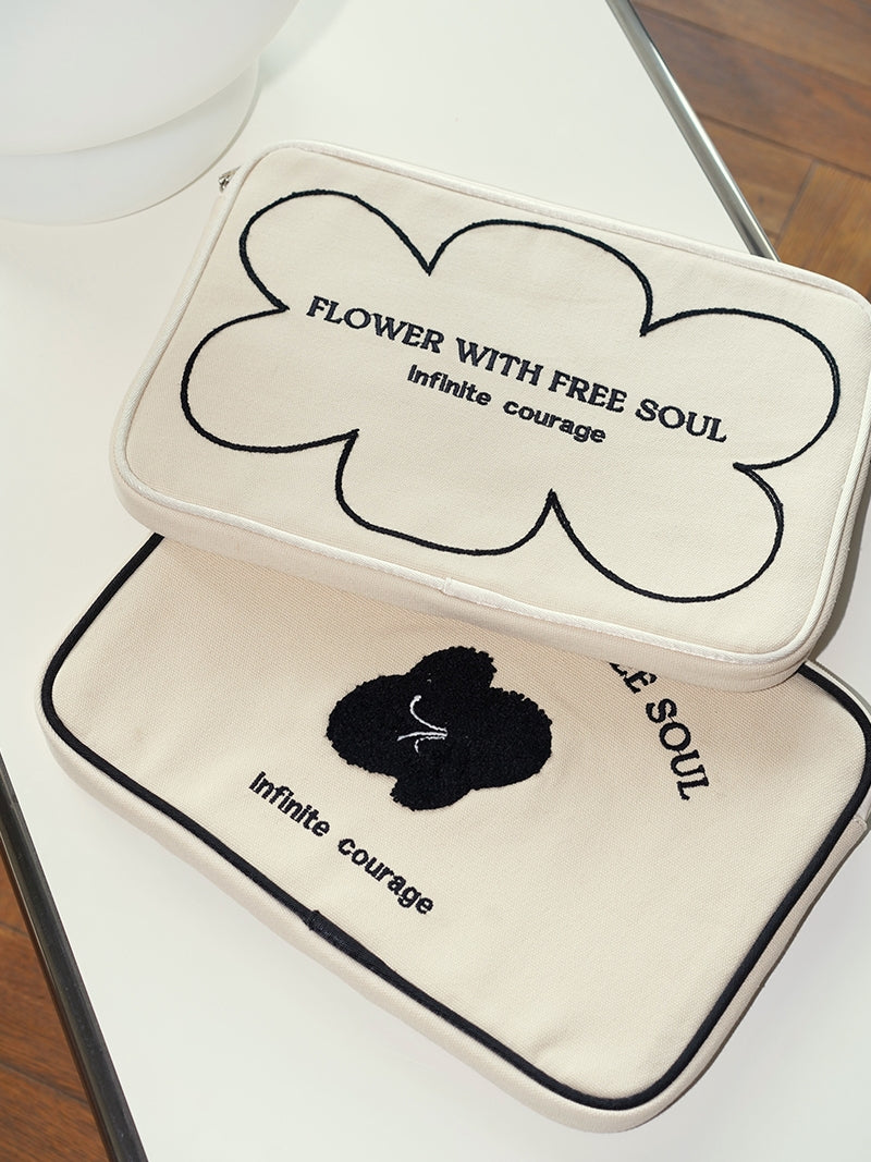 Portable Notebook Liner Bag Embroidery Lady - Hiccupzz