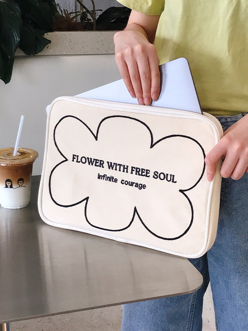 Portable Notebook Liner Bag Embroidery Lady - Hiccupzz