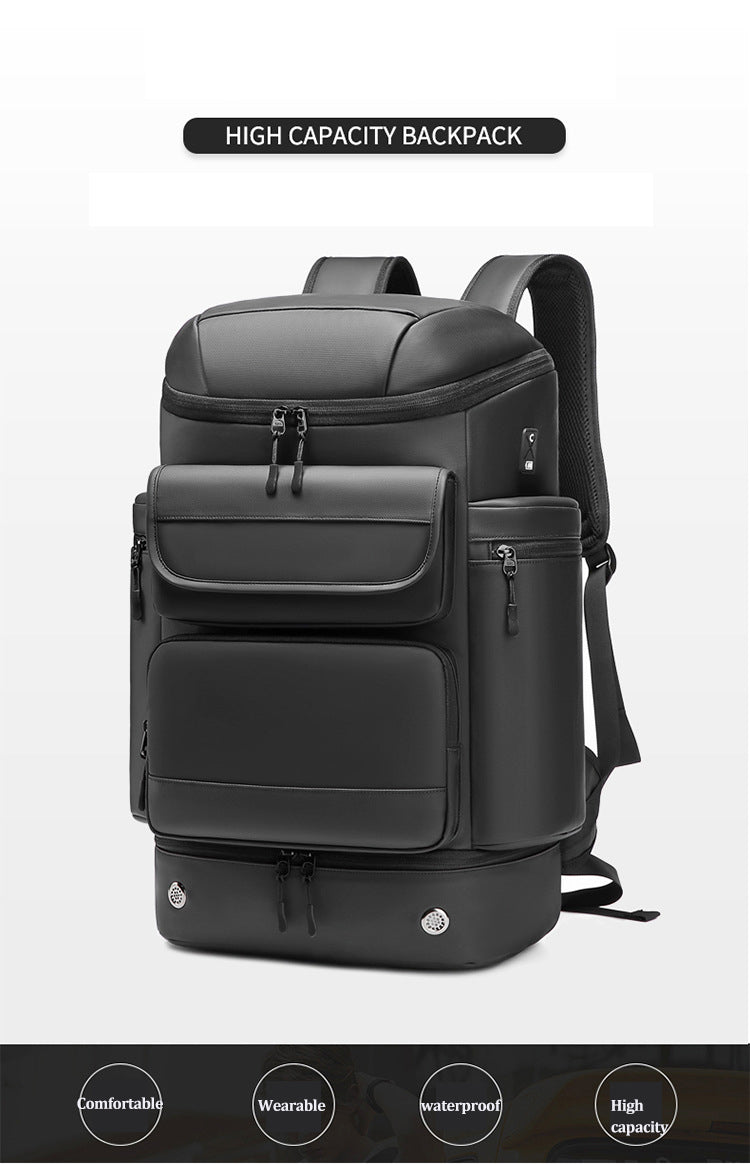 Shoulder Bag Men's Large Capacity Outdoor Waterproof Travel - Hiccupzz