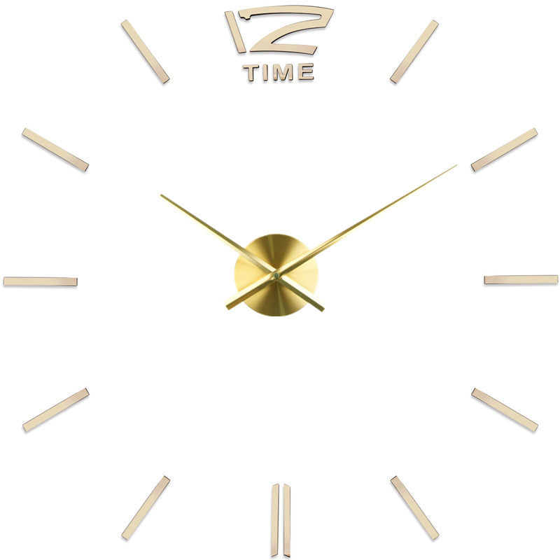 DIY creative fashion home decor acrylic wall clock - Hiccupzz