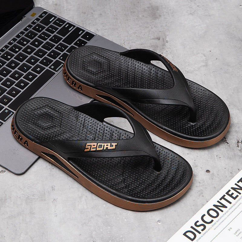 Men's Simple Non-slip Outdoor Leisure Flip-flops - Hiccupzz