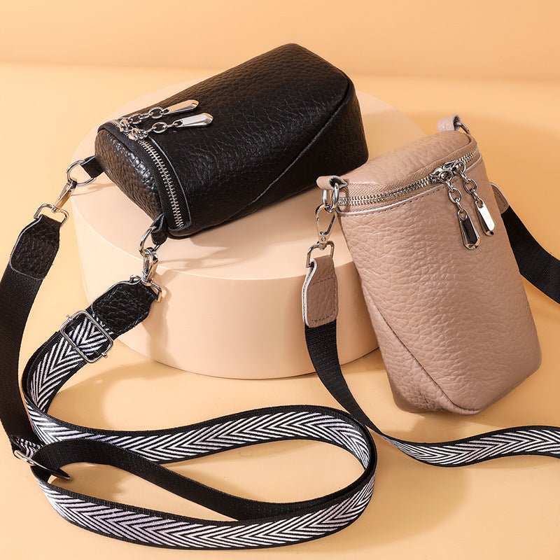 Women's Genuine Leather Fashion Coin Mobile Phone Bag - Hiccupzz