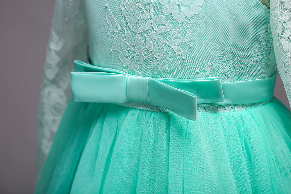 Kids Long Flower Girl Dress Dress - Hiccupzz