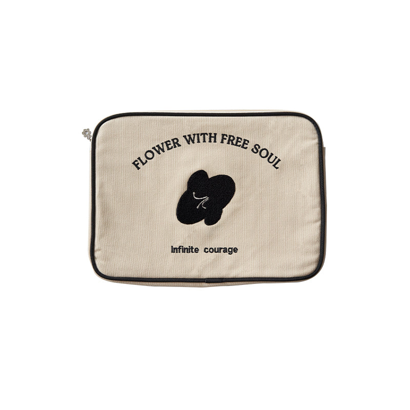 Portable Notebook Liner Bag Embroidery Lady - Hiccupzz