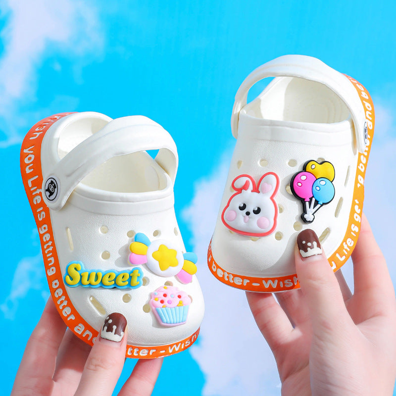 Kids Cartoon Cave Hole Sandals - Hiccupzz