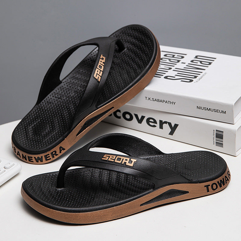 Men's Simple Non-slip Outdoor Leisure Flip-flops - Hiccupzz