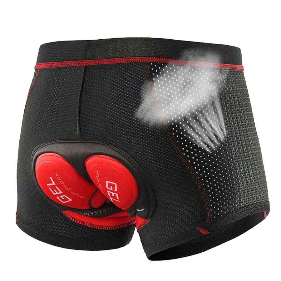 Breathable Cycling Shorts Cycling Underwear 5D Gel Pad - Hiccupzz