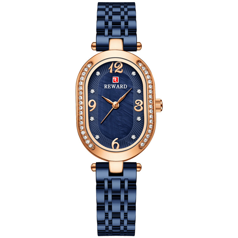 Oval Fashion Diamond Luxury Women Watch Montre Femme - Hiccupzz