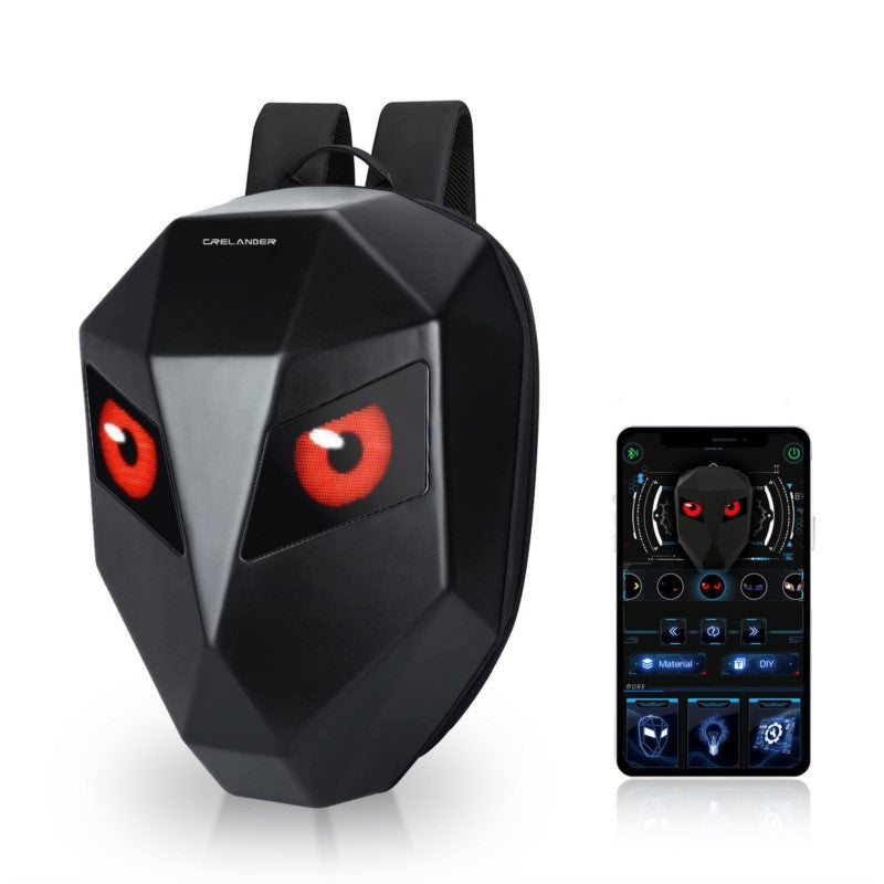 LED Knight Waterproof Hard Shell Laptop Motorcycle Backpack - Hiccupzz
