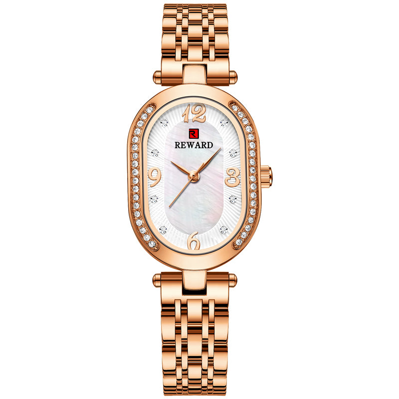 Oval Fashion Diamond Luxury Women Watch Montre Femme - Hiccupzz