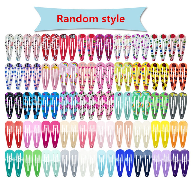 50Pcs/Lot Korean Style Girls Cartoon Hairclip - Hiccupzz
