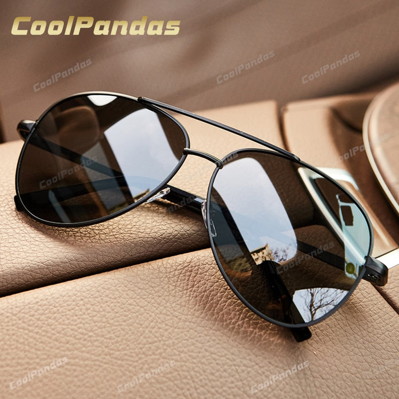 Classic Aviation Brand Design Polarized Sunglasses Men - Hiccupzz