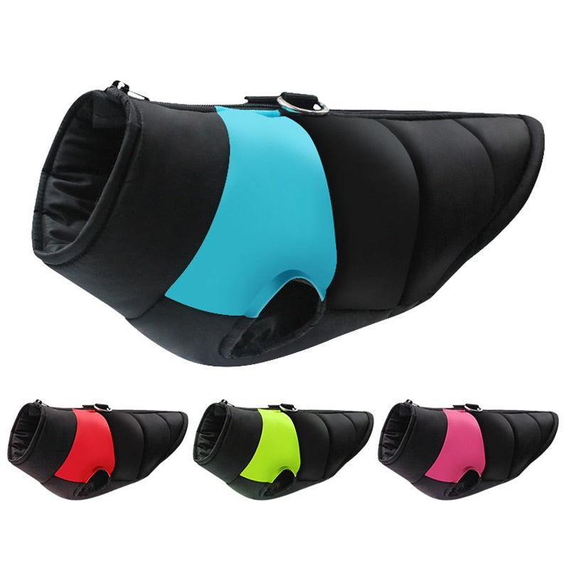 Waterproof Dog Clothes Zipper Jacket Coat For Small Medium Large Dogs Winter Warm Pet Clothing for Dog Costume Vest Apparel - Hiccupzz