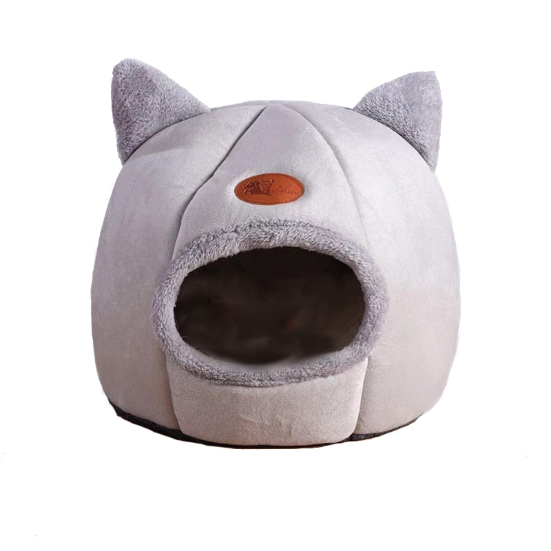 New Deep Sleep Comfort In Winter Cat Bed Iittle Mat Basket Small Dog House Products Pets Tent Cozy Cave Nest Indoor Cama Gato - Hiccupzz