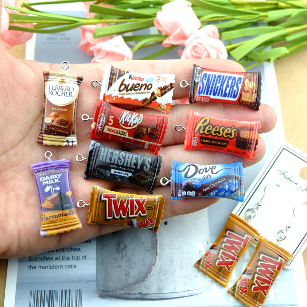 Cute Chocolate Candy Charms for Jewelry - Hiccupzz