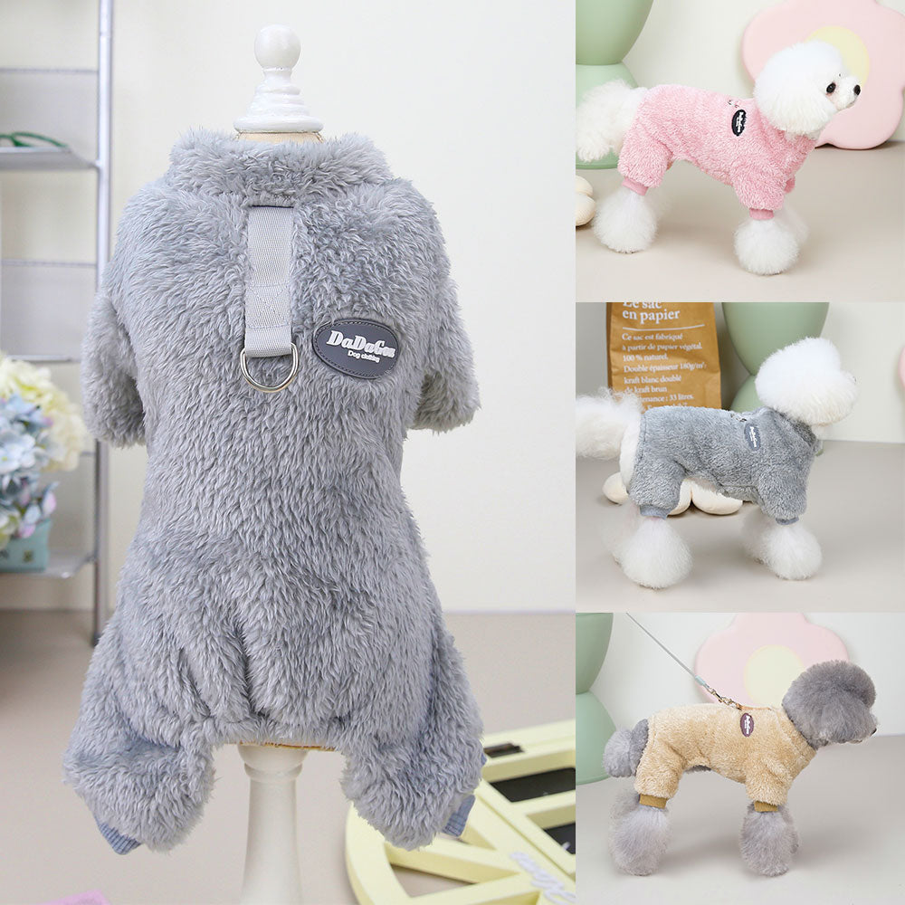 Soft Coral Fleece Pet Clothes Warm Dog Vest Coat Cute Puppy Sweater Cat Apparel For Chihuahua Yorkie Terrier Shih Tzu Pet Outfit - Hiccupzz
