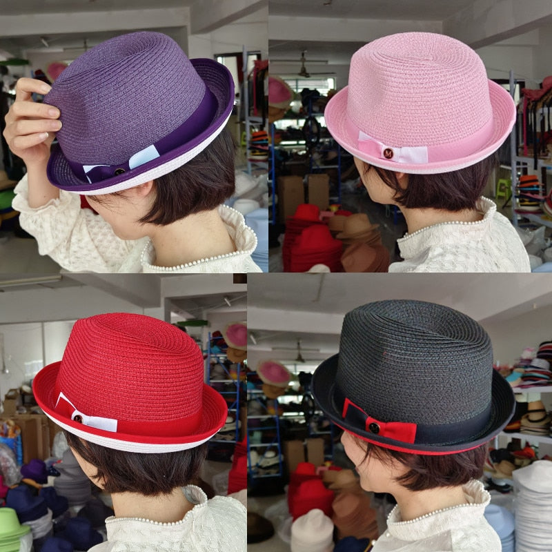 Summer hat new female sun hat folding beach hat big brim travel sunscreen Hepburn wind sun hat travel - Hiccupzz