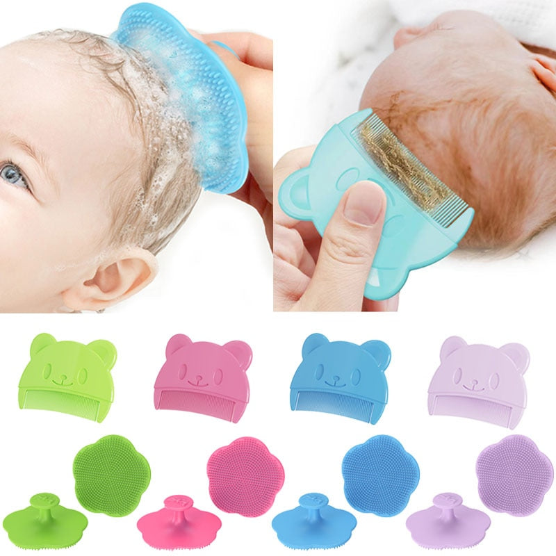 2pcs Baby Care Accessories Hair Comb and Head Massager - Hiccupzz