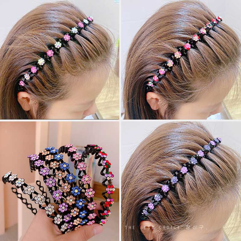 Fashion Pearl Non-Slip Rhinestone Hairbands - Hiccupzz
