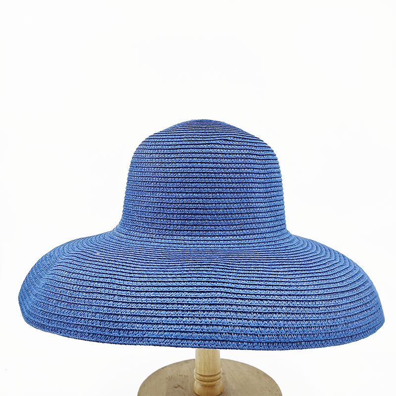 Summer hat new female sun hat folding beach hat big brim travel sunscreen Hepburn wind sun hat travel - Hiccupzz