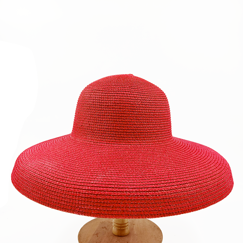 Summer hat new female sun hat folding beach hat big brim travel sunscreen Hepburn wind sun hat travel - Hiccupzz