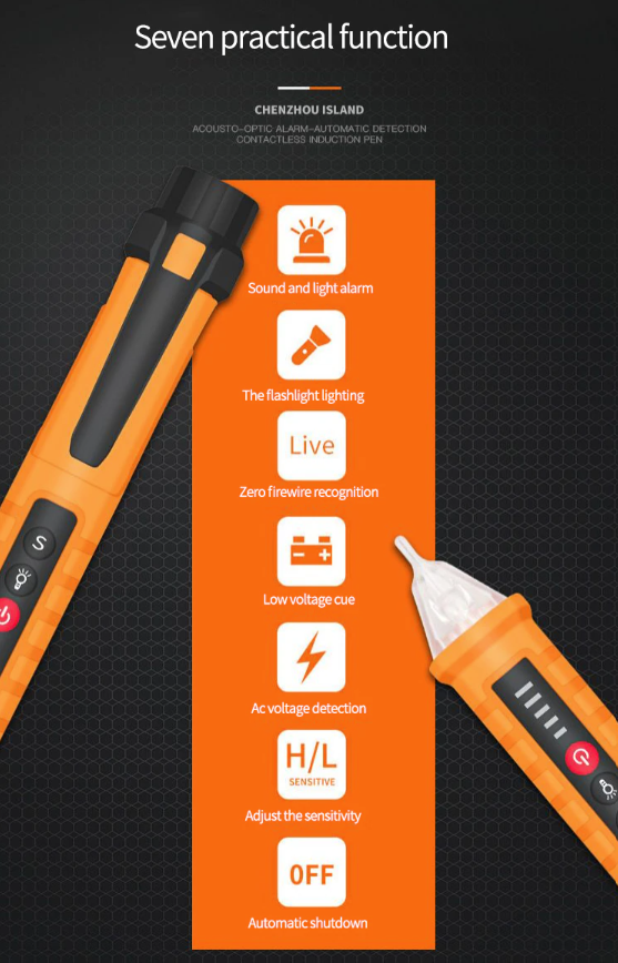 Electrometer Pen Partition Wall Multi-Functional Electrician Wire Measuring Broken Road Section Point Electronic Electrometer Pe - Hiccupzz