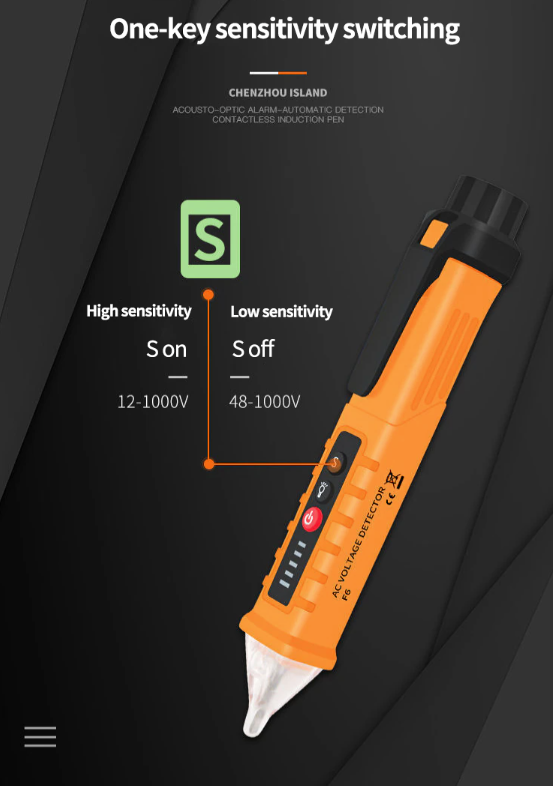 Electrometer Pen Partition Wall Multi-Functional Electrician Wire Measuring Broken Road Section Point Electronic Electrometer Pe - Hiccupzz