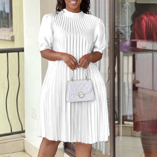 Plus Size Ladies Fashion Loose Casual Dress - Hiccupzz