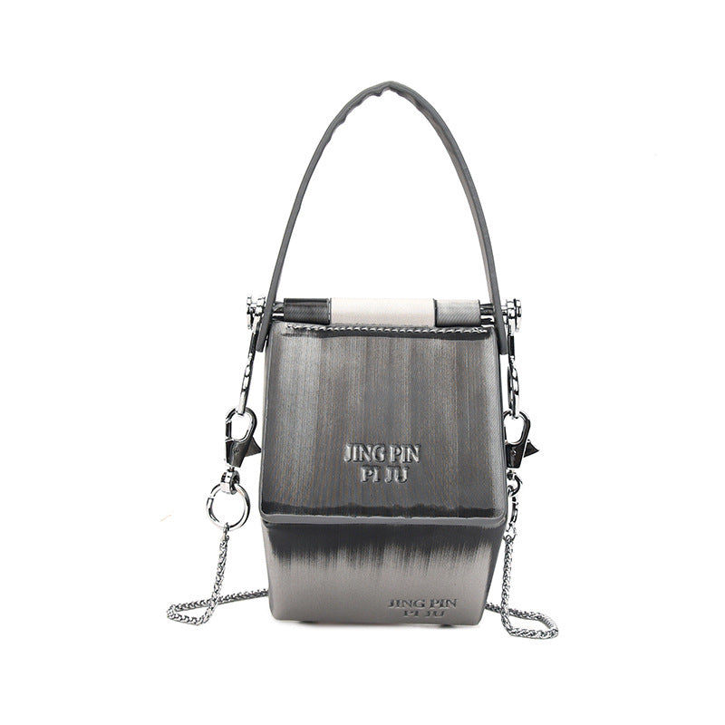 Trend Laser Box Bag Chain Shoulder Slung - Hiccupzz