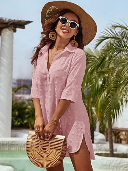 Medium Length Loose Fitting Casual Blouse Shirt - Hiccupzz