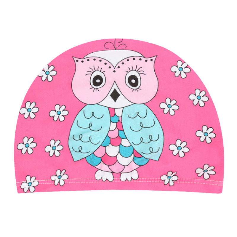 Children's Swimming Hat Printed Cartoon Comfortable Swimming Cloth Hat - Hiccupzz