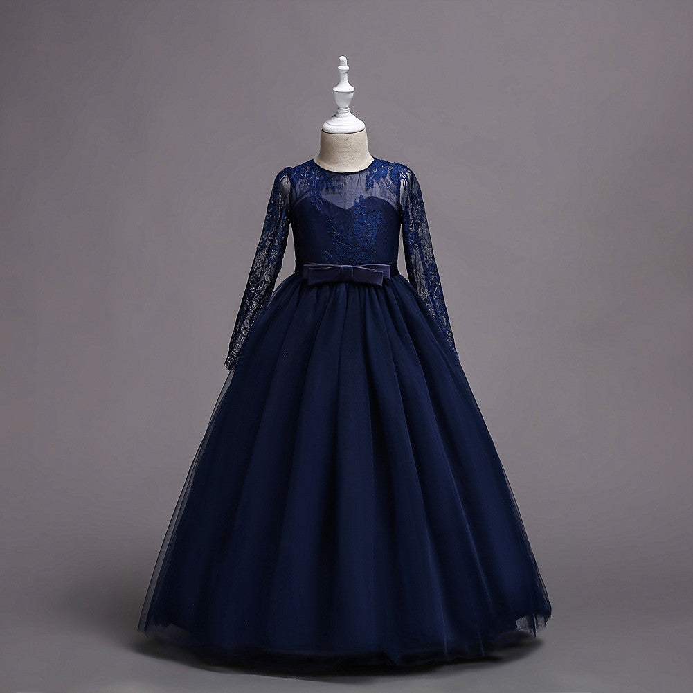 Kids Long Flower Girl Dress Dress - Hiccupzz
