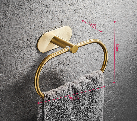 Single Bar Towel Rack Bathroom Hook Bathroom Pendant - Hiccupzz