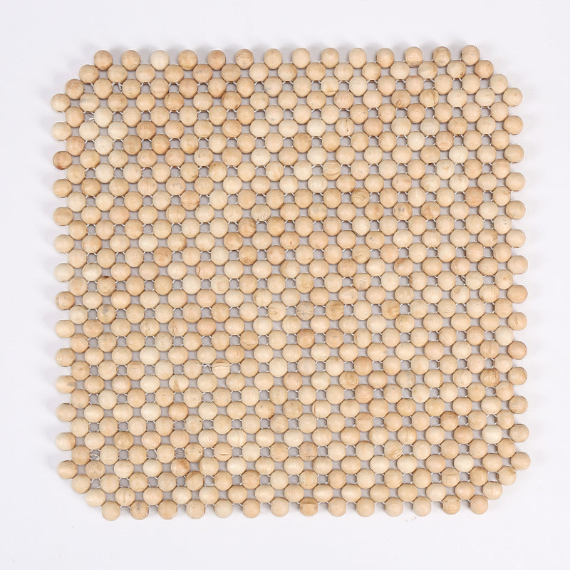 Breathable Car Wooden Bead Cushion Cool Pad Four Seasons Universal