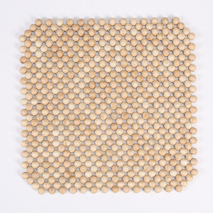 Breathable Car Wooden Bead Cushion Cool Pad Four Seasons Universal