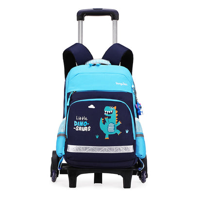 American Detachable Trolley  Bag For Elementary School Students - Hiccupzz