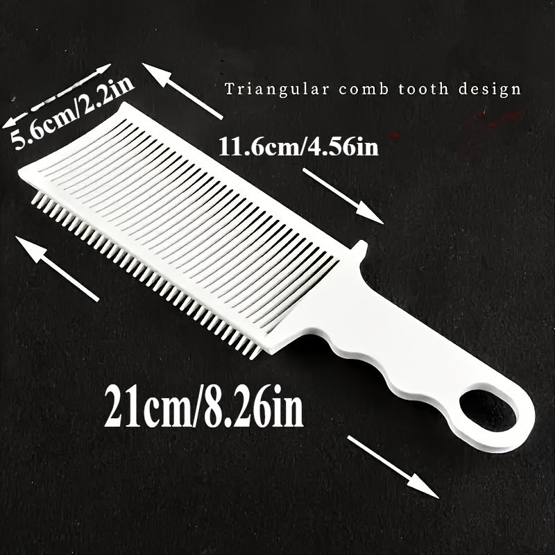 1 Pc Professional Hair Fading Comb, Heat Resistant Flat Top Clipper for Precise Gradients & Styling