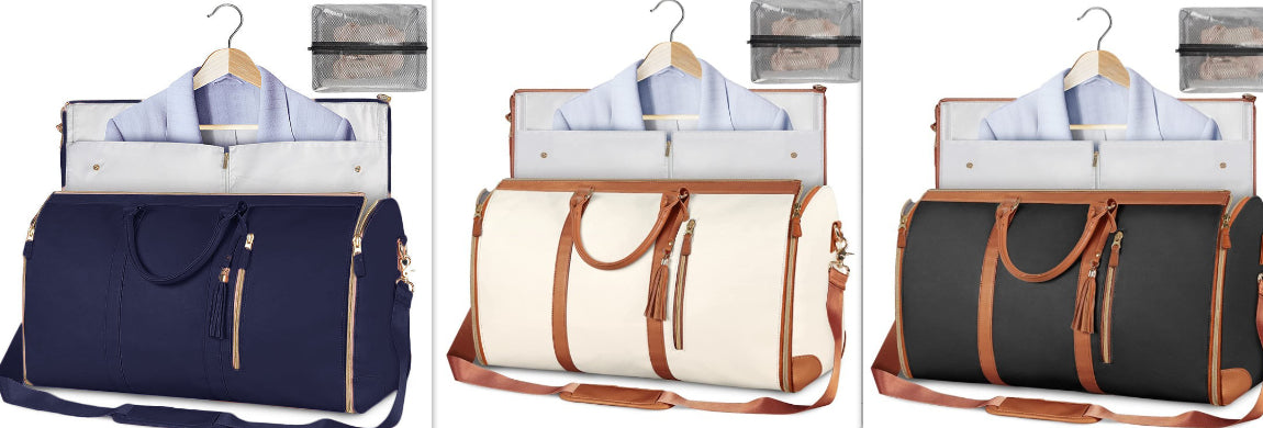 Large-Capacity Waterproof Travel Duffle Bag for Women – Foldable Clothes Tote