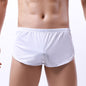 Men's Silky Round Edge Sports Boxers Home Shorts Three-point Pants - Hiccupzz