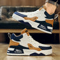 Men's Trendy High Top Platform Shoes, Non Slip Lace Up Skate Shoes, All Seasons Outdoor Walking Traveling Comfy - Hiccupzz