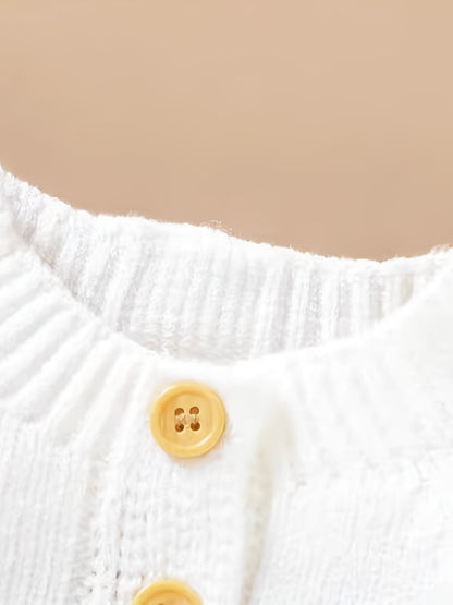 Boys Striped Knit Sweater, Mandarin Collar, Button Detail, Long Sleeve, Fall/Winter Wear - Hiccupzz