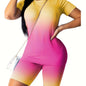 Women's Sports Outfits Sets Short Sleeve T-shirt Top Bodycon Shorts Sets Casual Sportswear - Hiccupzz