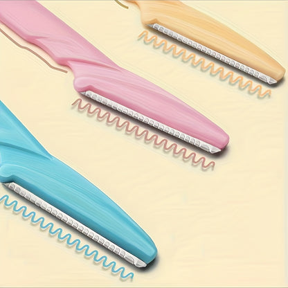 3/5/6/12/24pcs Multi-Purpose Eyebrow Razor Set - Gentle Facial Hair Trimmer - Easy Grooming & Shaping Kit for Women and Men - Sleek and Smooth Skin Solution - Hiccupzz