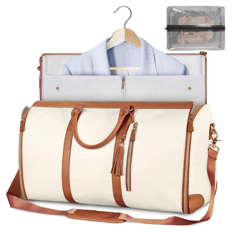 Large-Capacity Waterproof Travel Duffle Bag for Women – Foldable Clothes Tote